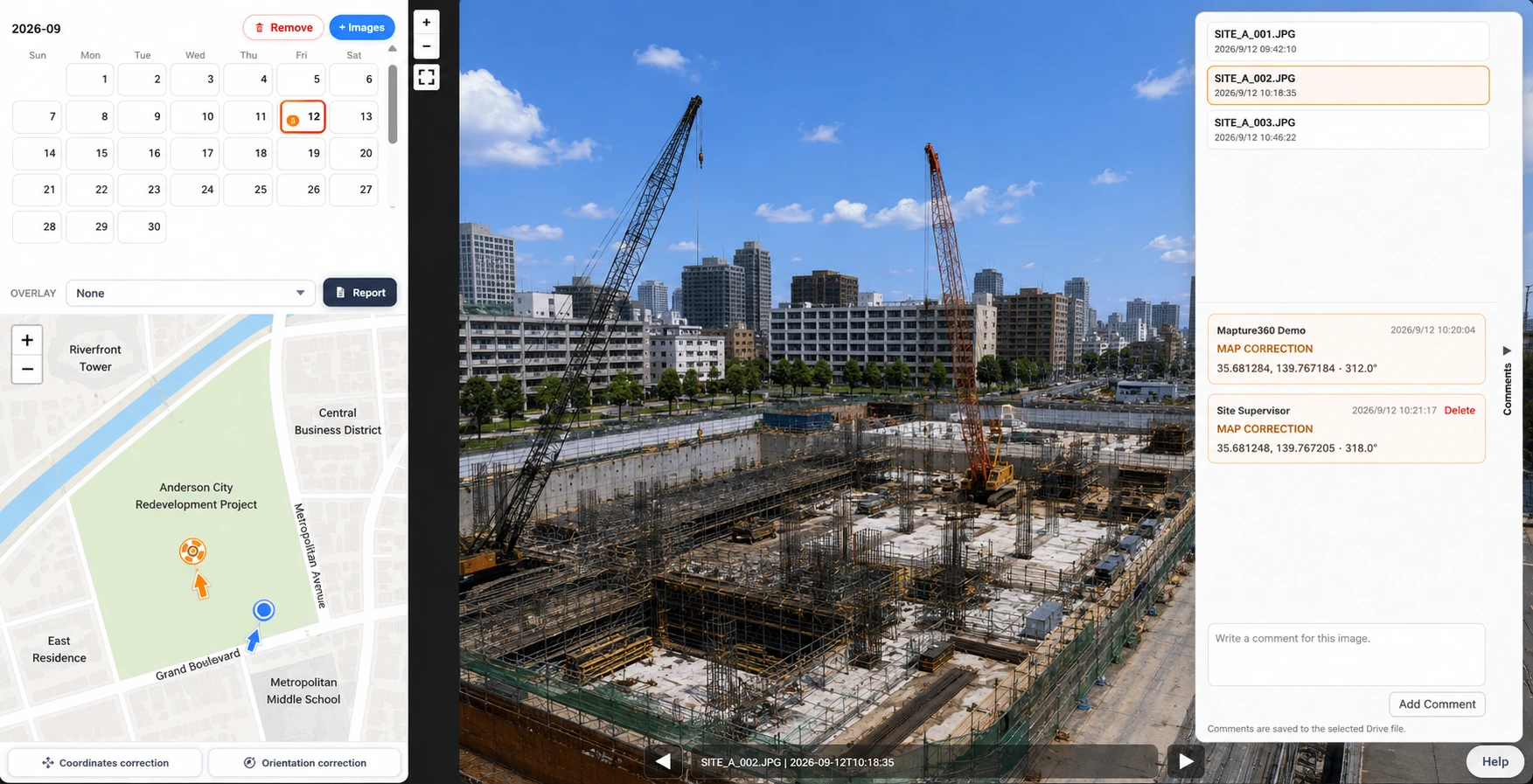 Mapture360 v1.1.0 new features